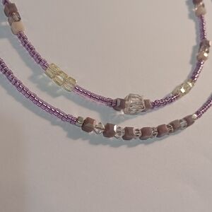 Seed bead necklaces